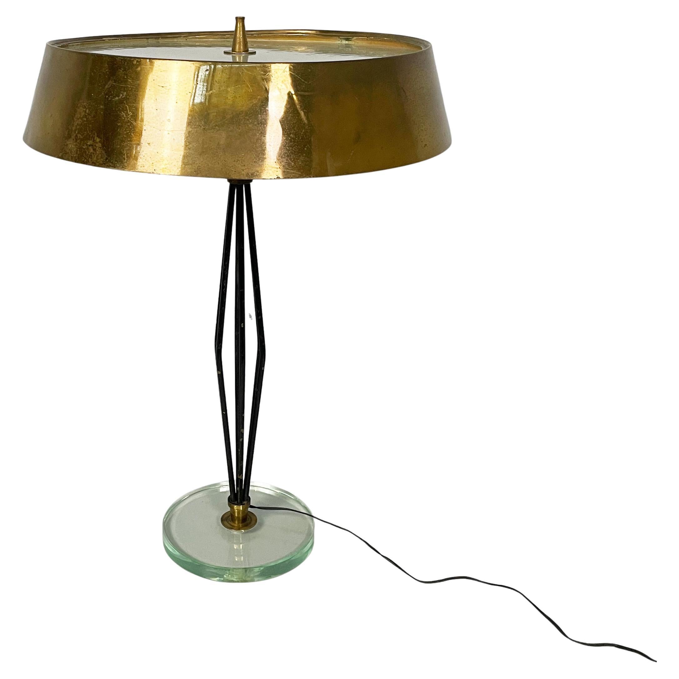 Italian mid-century modern table lamp 1959 Max Ingrand Fontana Arte 1950s