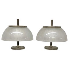 Italian Mid-Century Modern Table Lamps Alfetta by Sergio Mazza for Artemide 1966