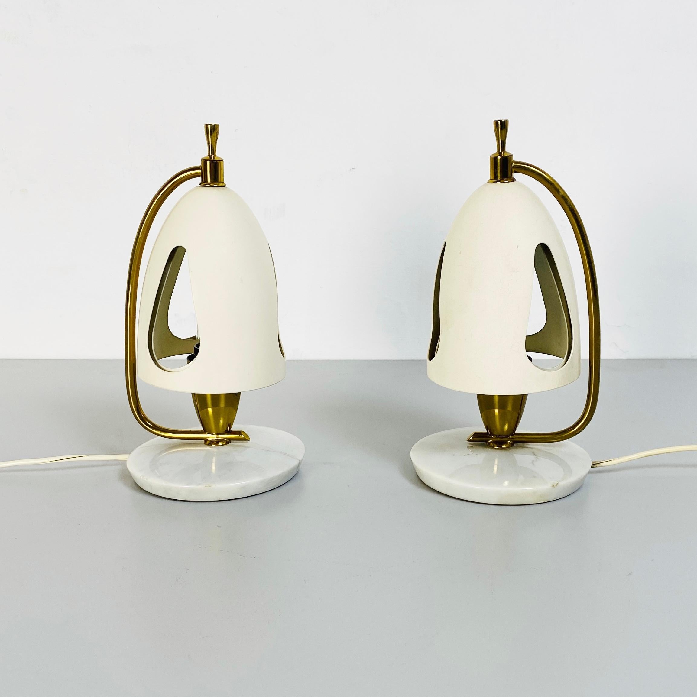 Italian Mid-Century Table Lamps Mod. 12398 by Angelo Lelii for Arredoluce, 1952 In Good Condition In MIlano, IT