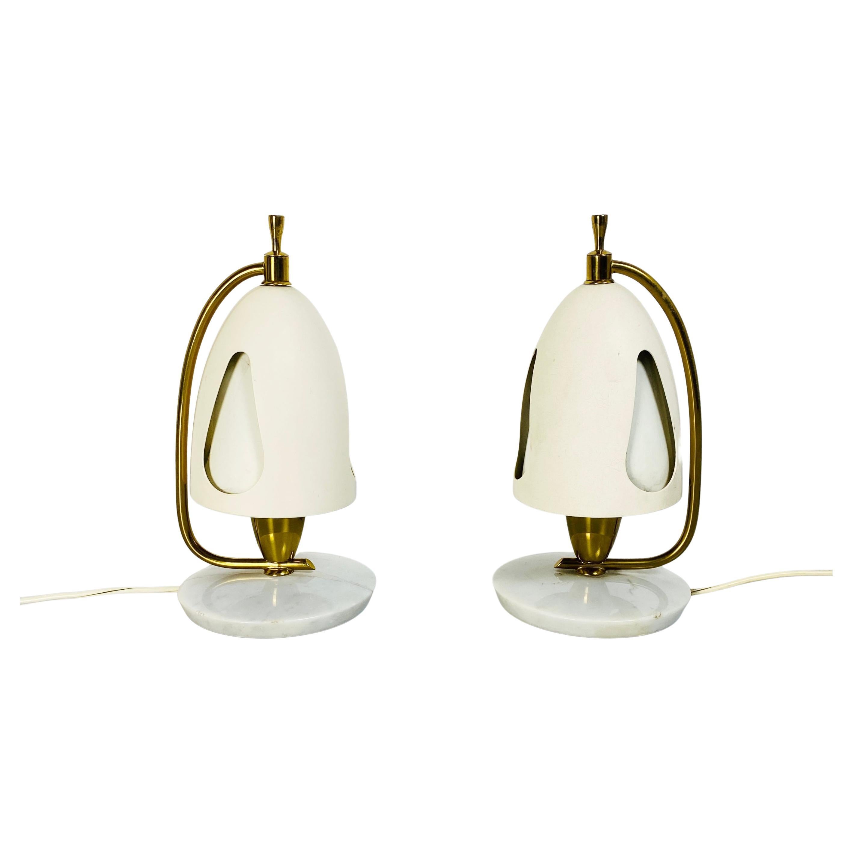 Italian Mid-Century Table Lamps Mod. 12398 by Angelo Lelii for Arredoluce, 1952