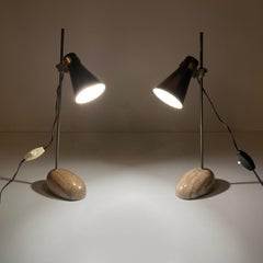 Italian mid-century modern table lamps LTA1 Sasso Caccia Dominioni Azucena 1950s