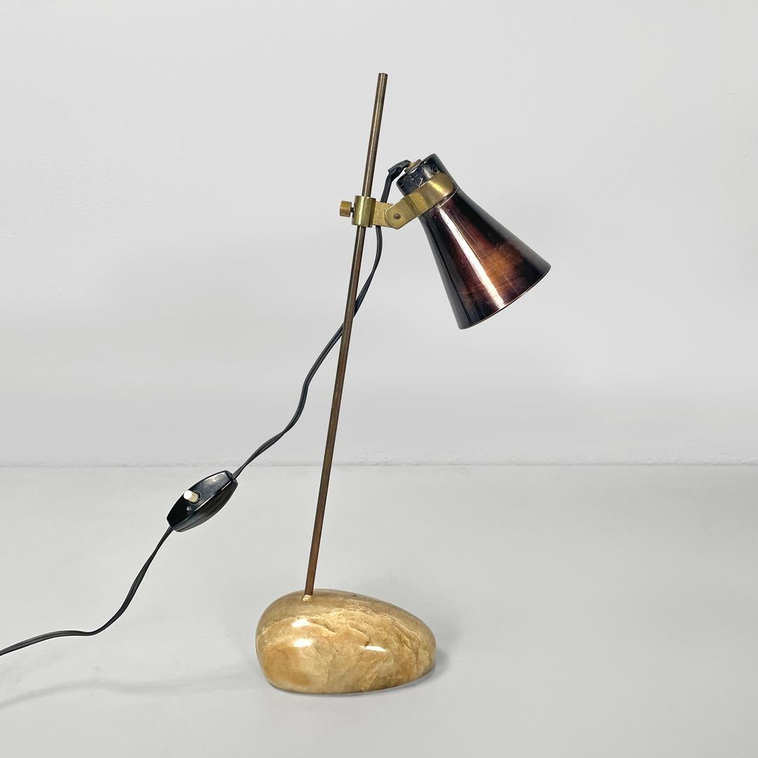 Lámparas de mesa modernas italianas de mediados de siglo LTA1 Sasso Caccia Dominioni Azucena Años 50 Italiano en venta