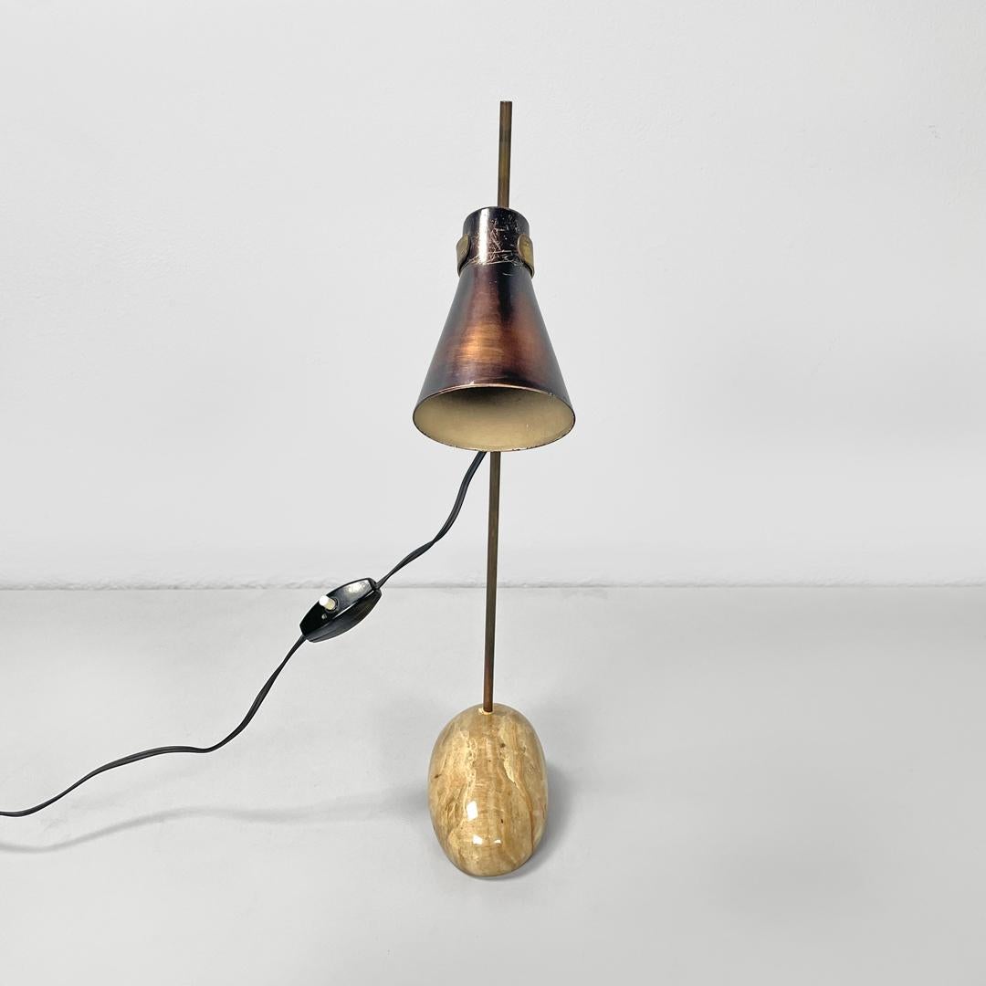 Lámparas de mesa modernas italianas de mediados de siglo LTA1 Sasso Caccia Dominioni Azucena Años 50 mediados del siglo XX en venta