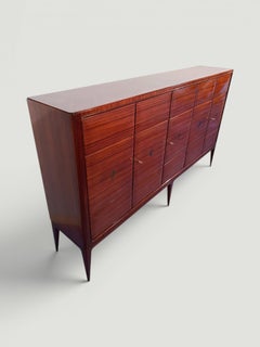 Aparador alto italiano de estilo «Mid-Century Modern», diseñado por Paolo Buffa, 1950
