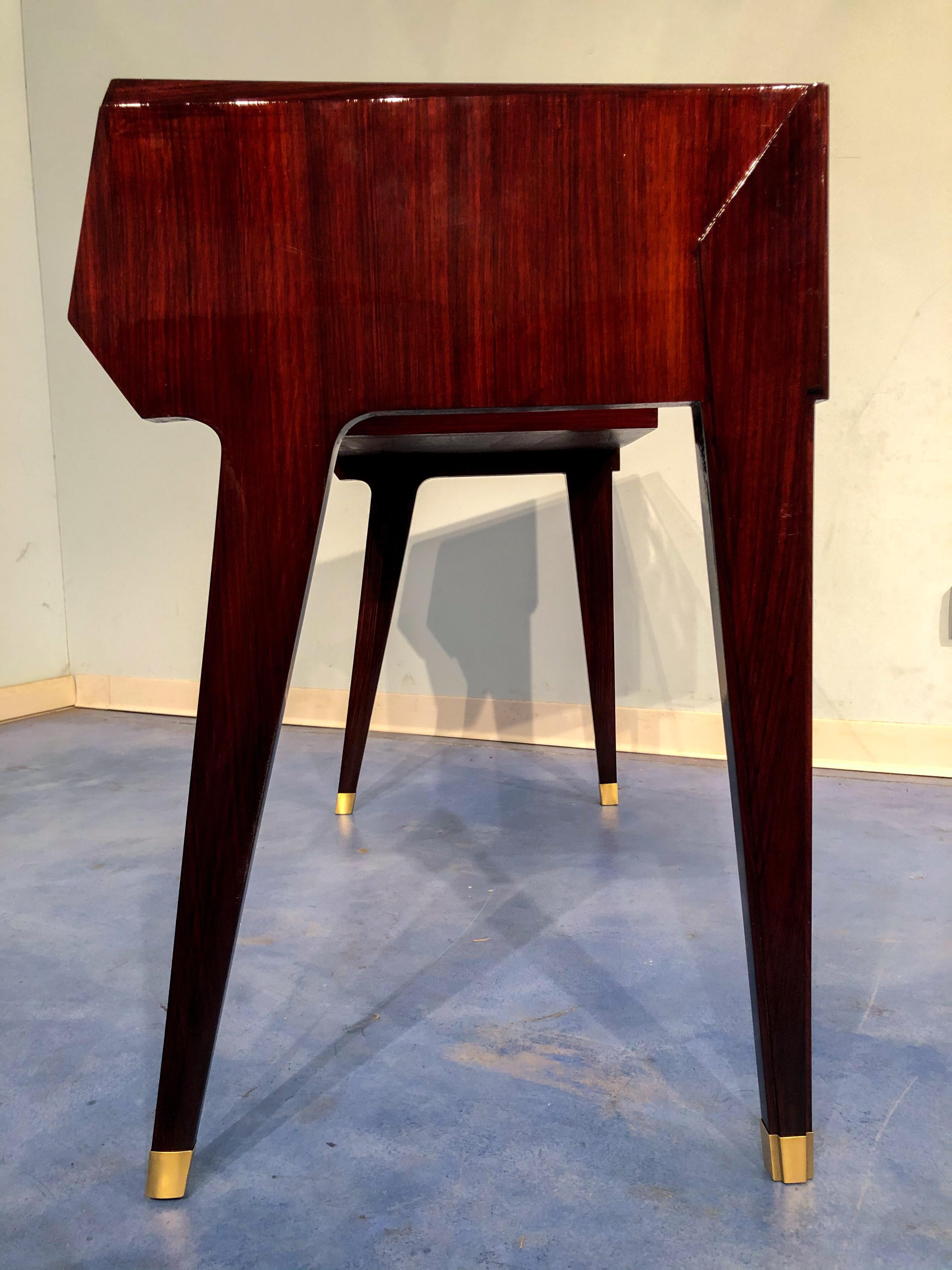 Italian Mid-Century Modern  Petite Desk Designed by Vittorio Dassi, 1950s For Sale 9