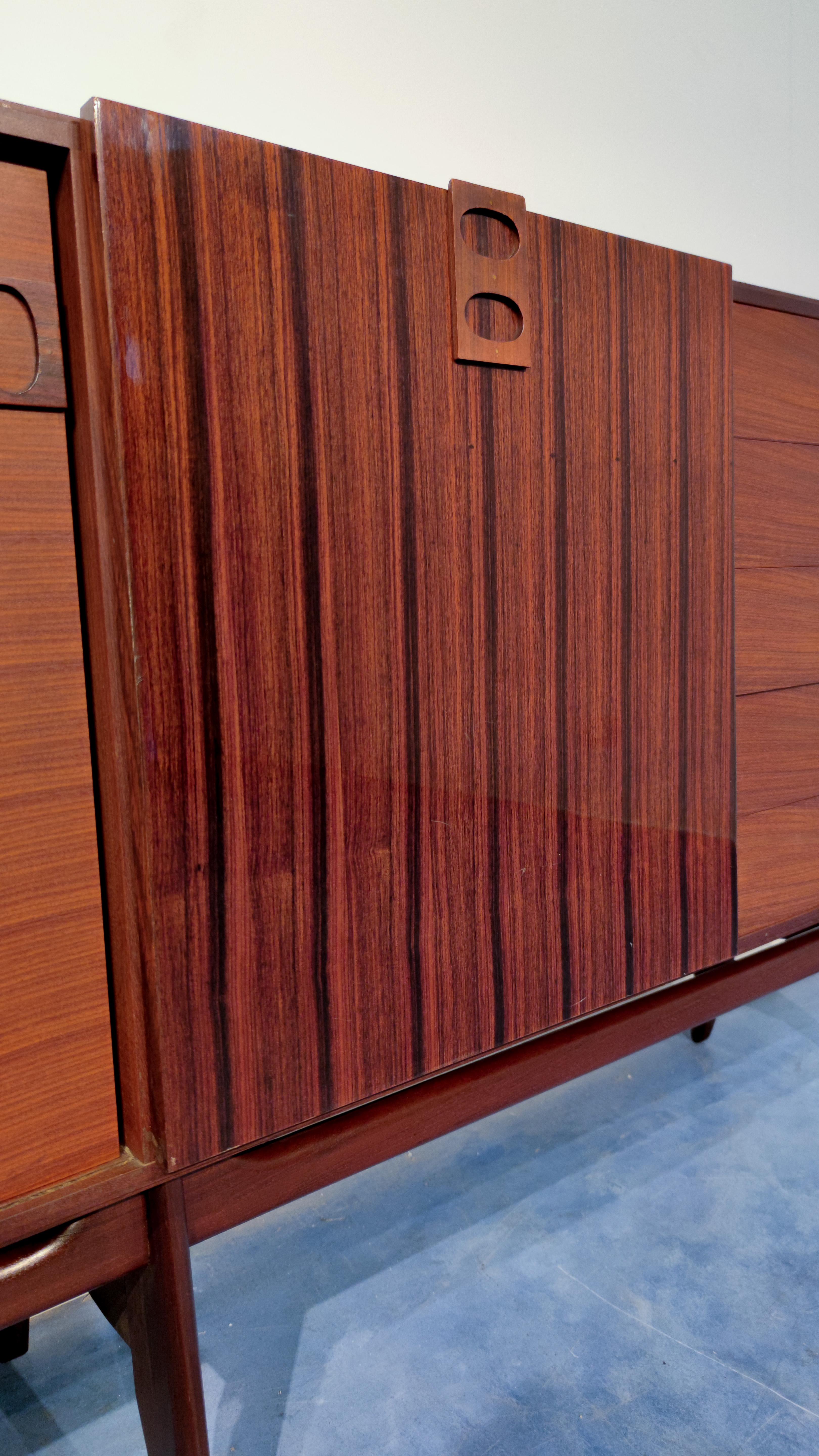 Italian Mid-Century Modern Teak Sideboard, 1960s For Sale 7