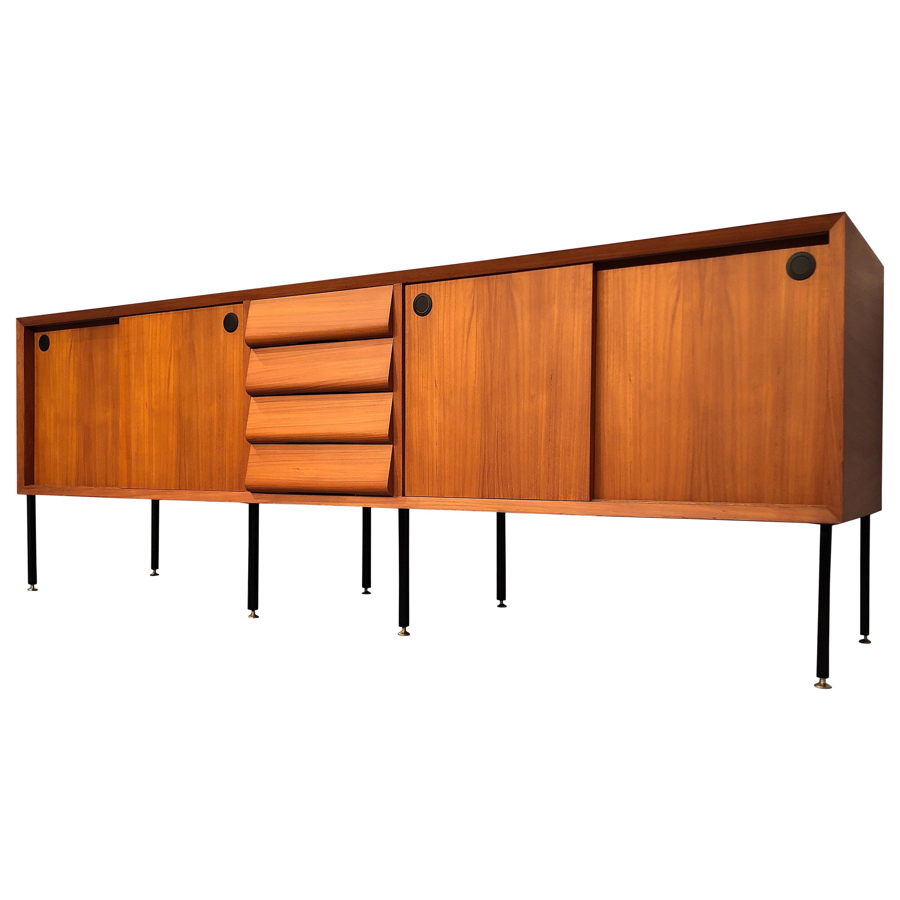 Italian Mid-Century Modern Teak Sideboard, 1960s