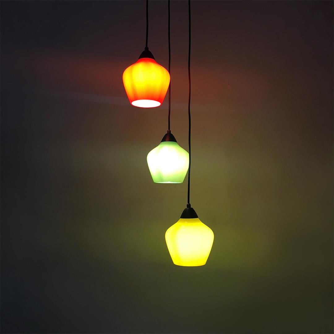 lampadario colorato
