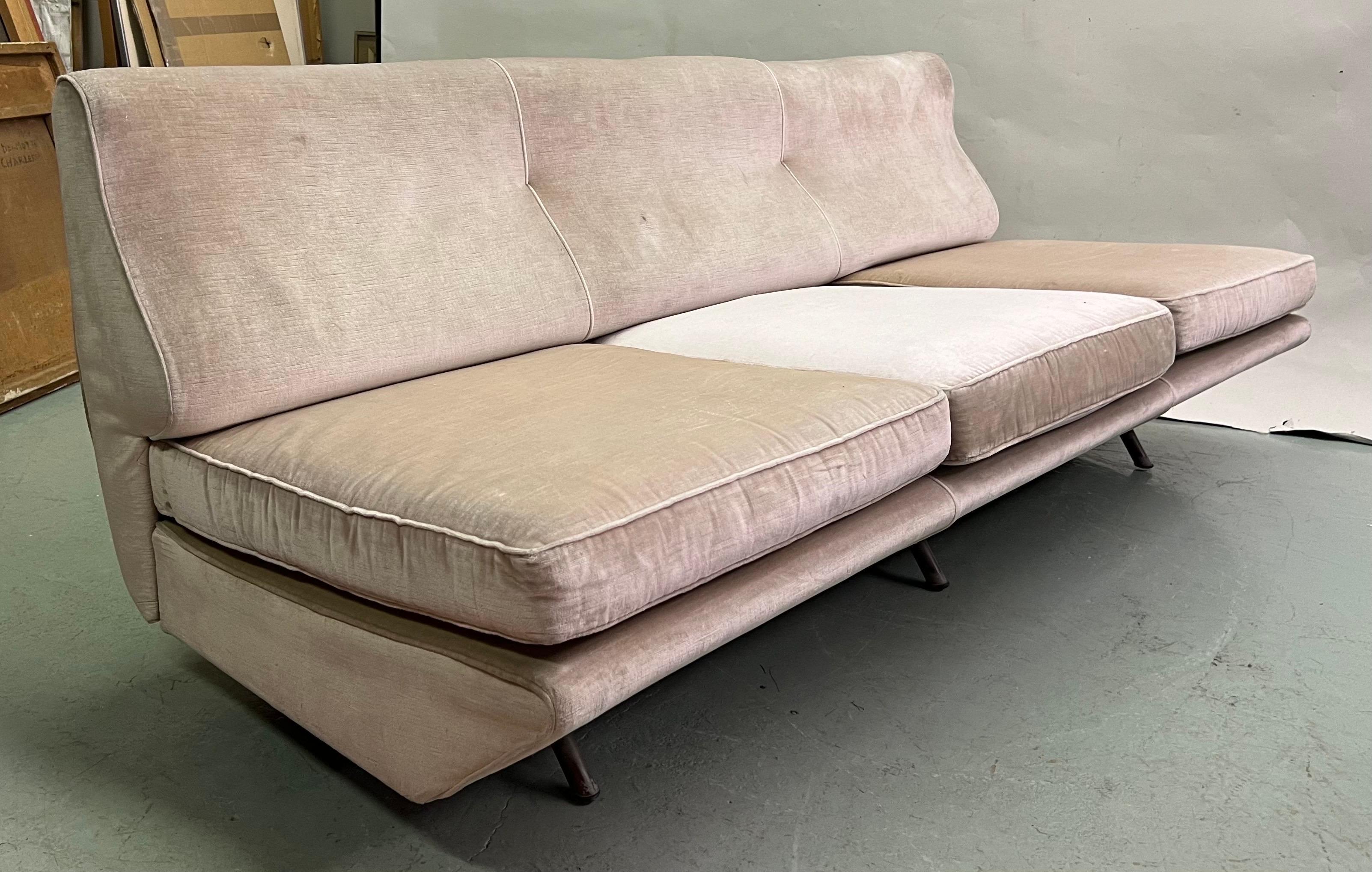 Italienisches Triennale-Sofa aus der Jahrhundertmitte von Marco Zanuso für Arflex, um 1951 (Moderne der Mitte des Jahrhunderts) im Angebot