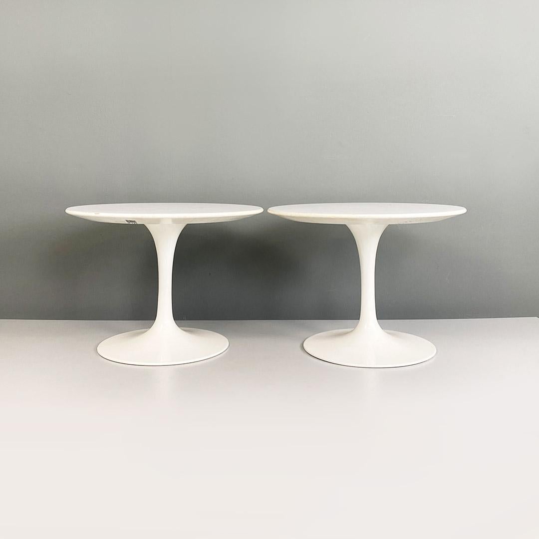 Italian Mid-Century Modern Tulip Coffee Tables by Eero Saarinen for Knoll, 1960s In Good Condition In MIlano, IT