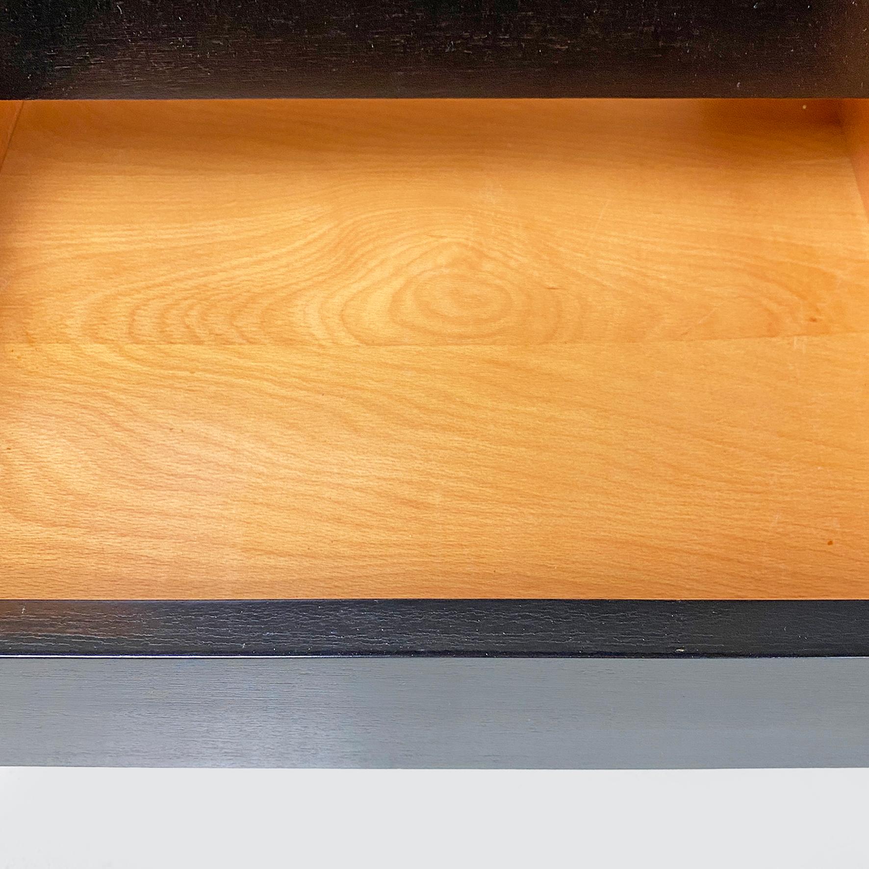Italian mid-century modern two-tone wood highboard, 1960s For Sale 6