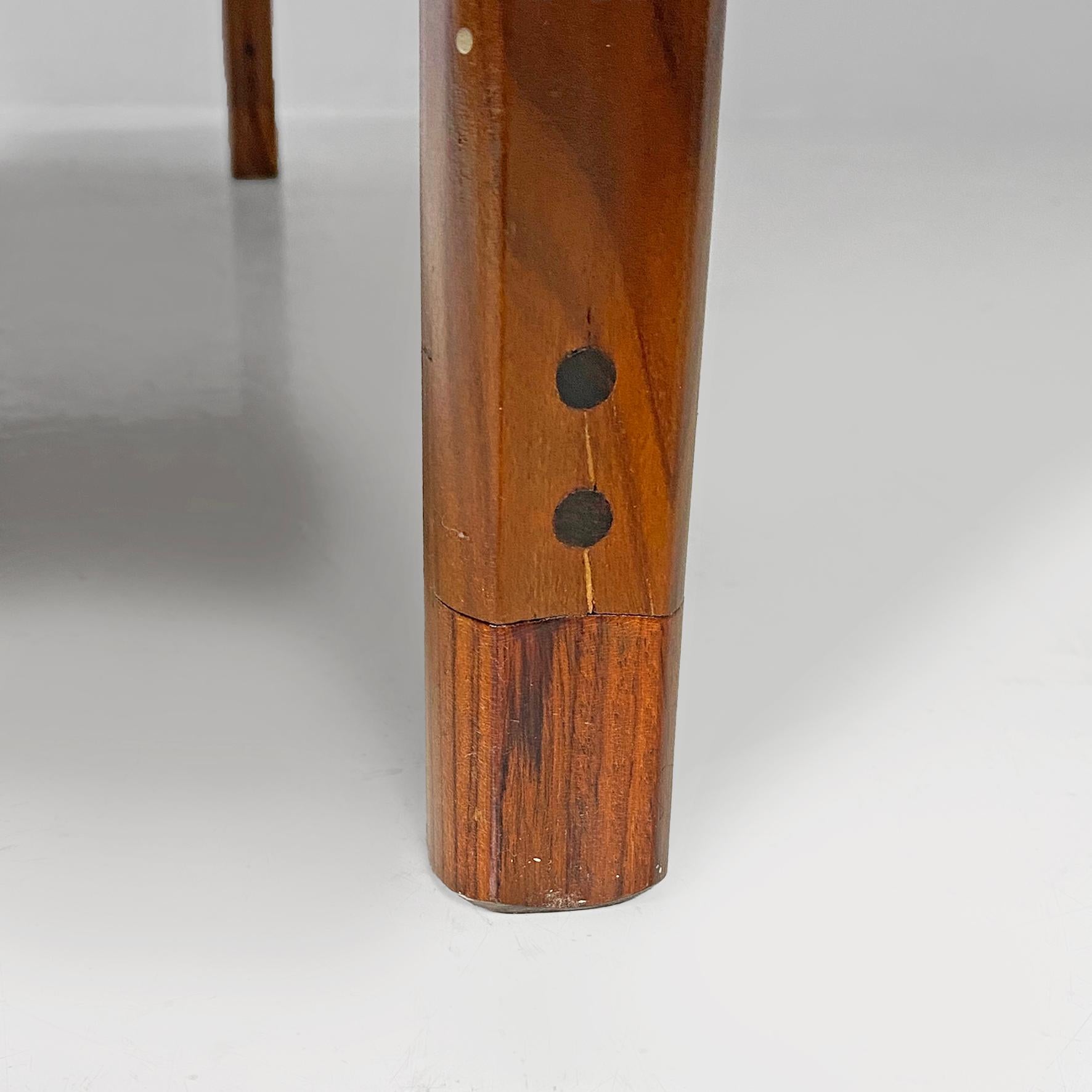 Italian mid-century modern two-tone wood highboard, 1960s For Sale 12