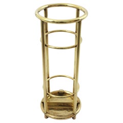 Portaombrelli in ottone, anni '50, Italia, metà del secolo scorso