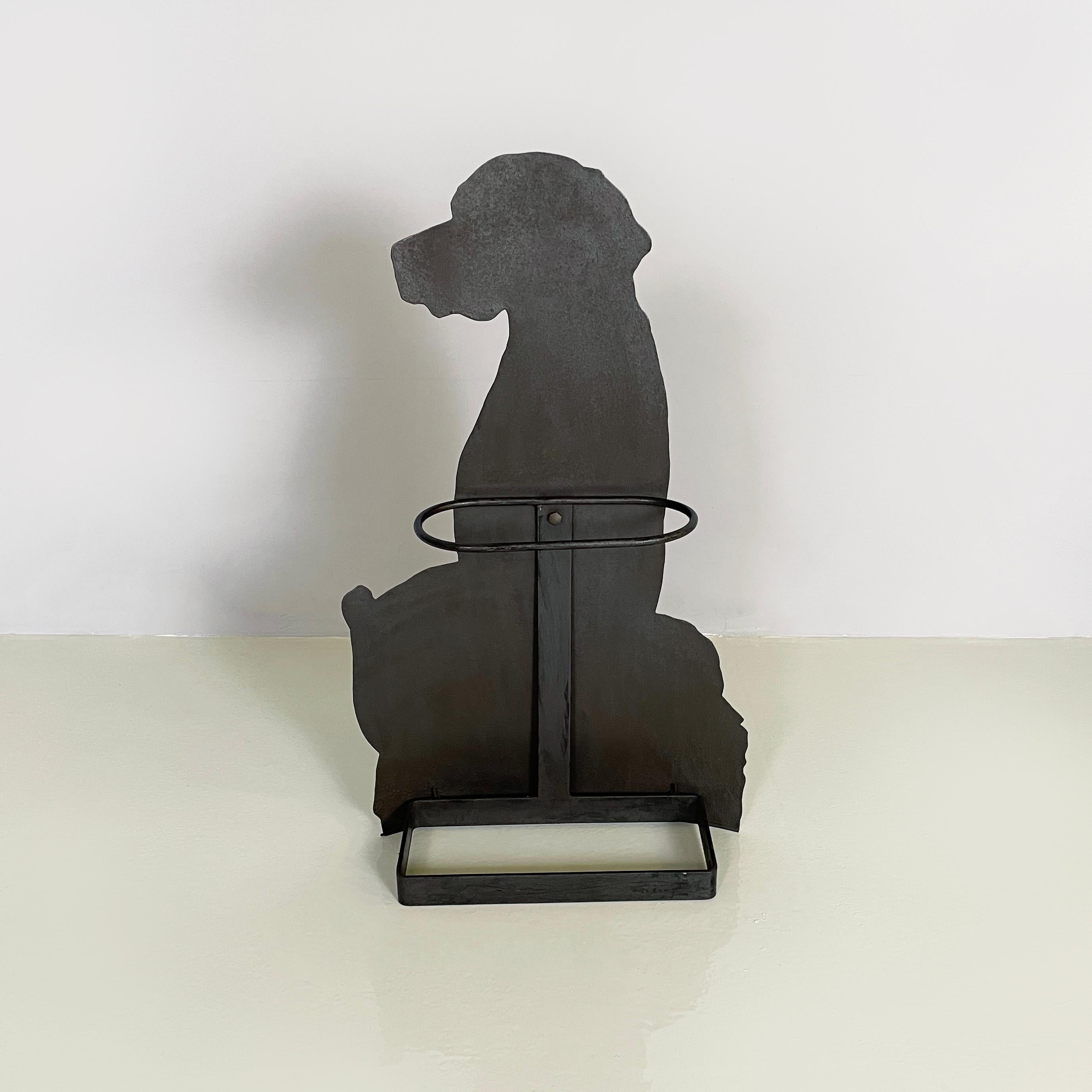 Mid-20th Century Italian mid-century modern Umbrella stand with dog by Fornasetti, 1950s For Sale