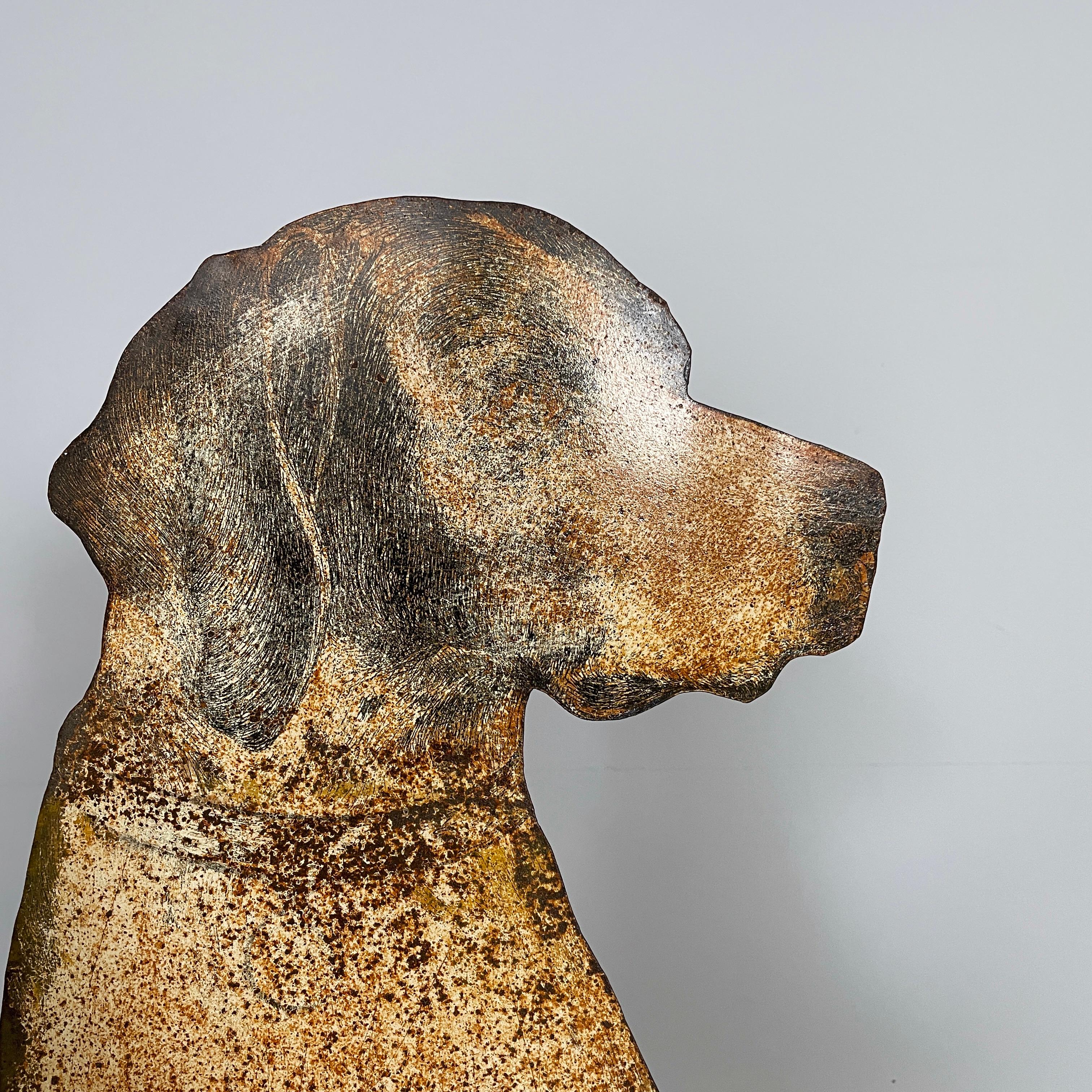 Italian mid-century modern Umbrella stand with dog by Fornasetti, 1950s For Sale 1