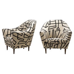Chaises longues italiennes modernes du milieu du siècle, Italie, années 1950