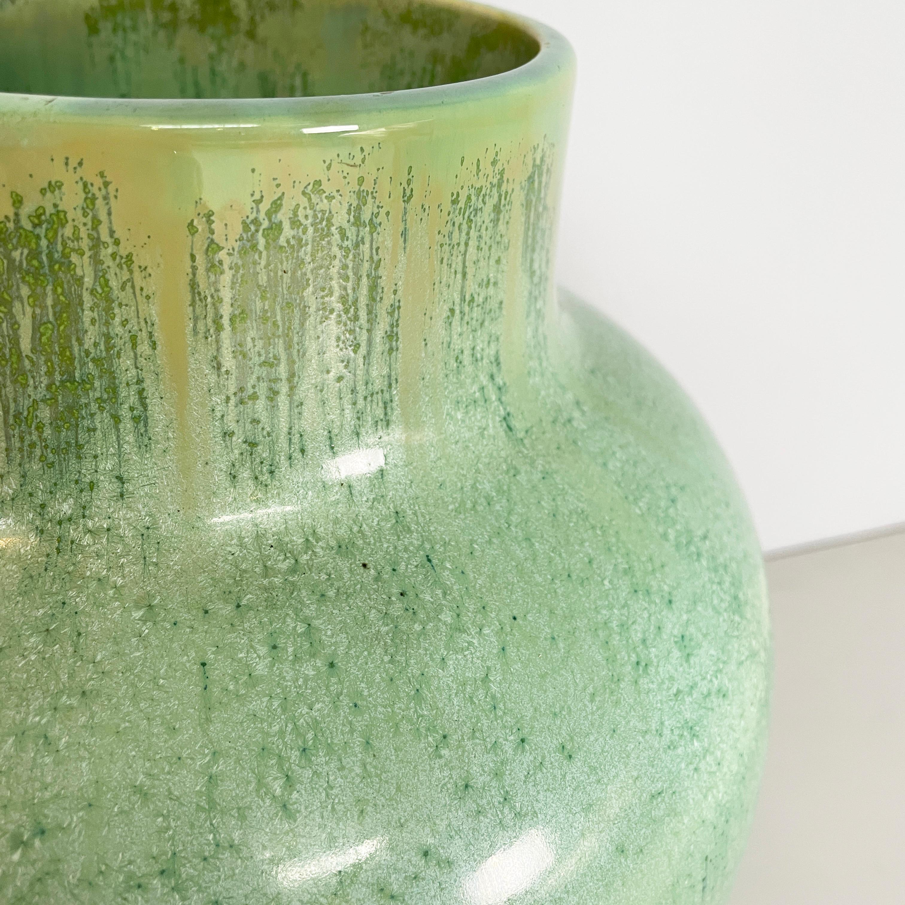 Italienische Vase aus glasierter Keramik aus der Mitte des Jahrhunderts von Guido Andlovitz, 1940er Jahre im Angebot 5