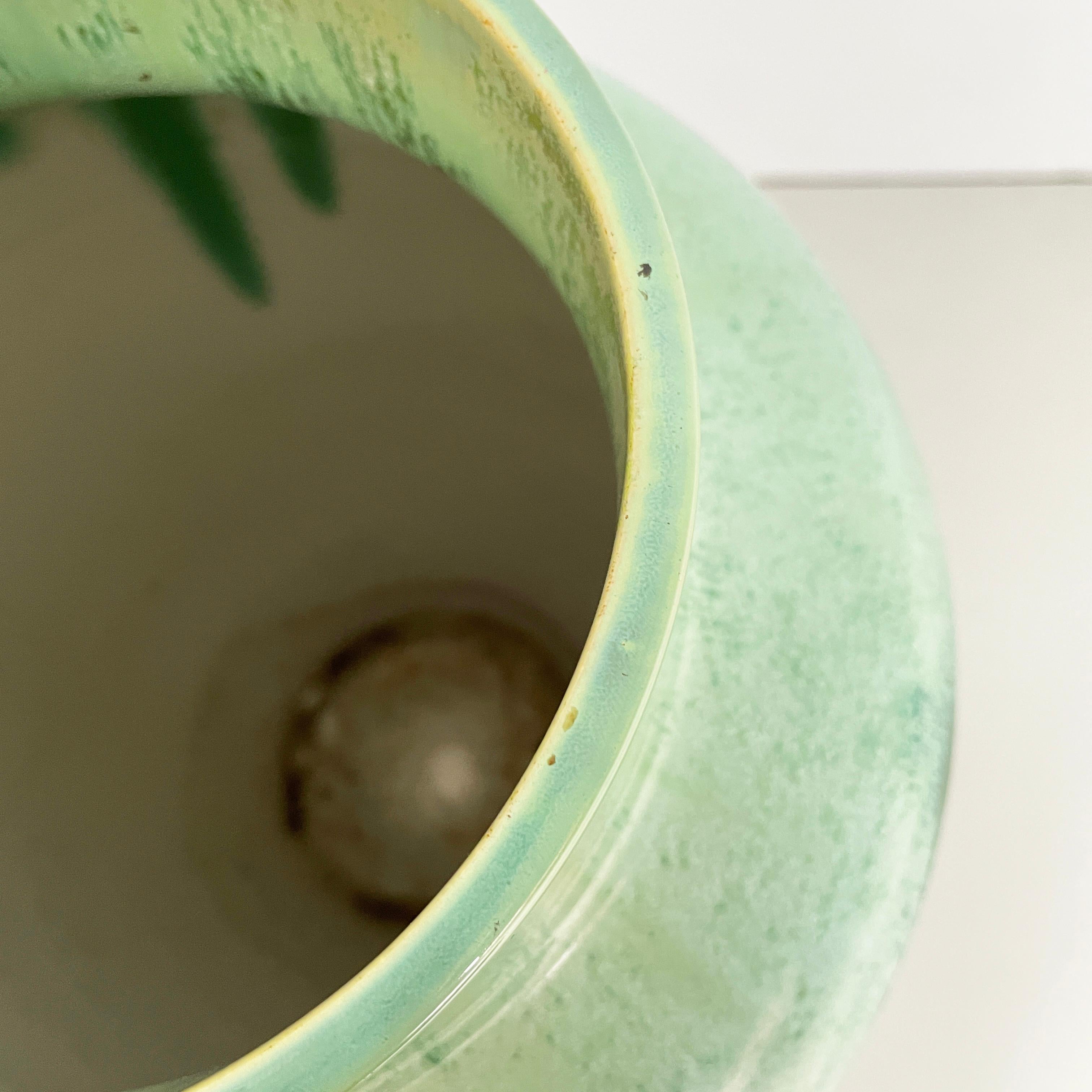 Italienische Vase aus glasierter Keramik aus der Mitte des Jahrhunderts von Guido Andlovitz, 1940er Jahre im Angebot 6