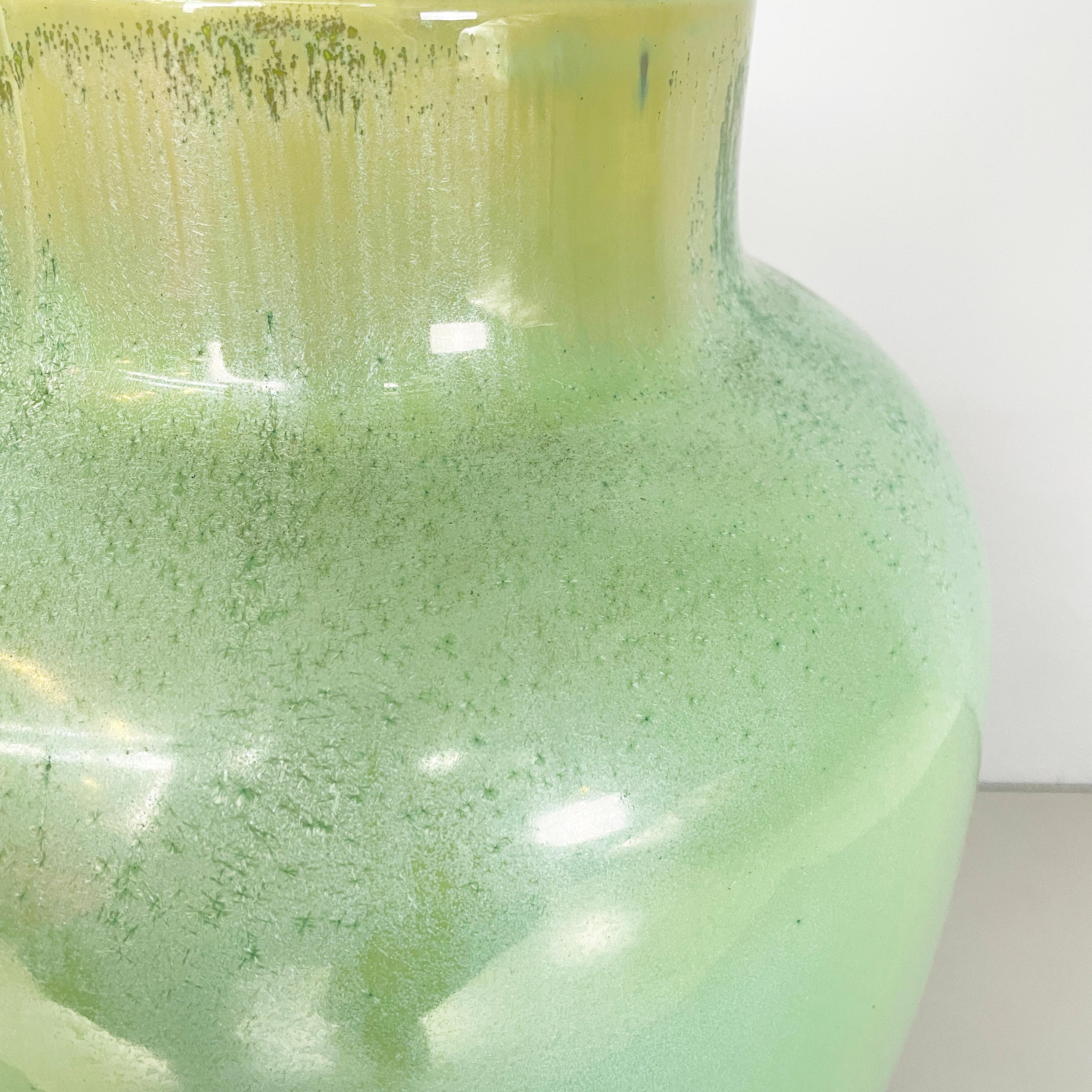 Italienische Vase aus glasierter Keramik aus der Mitte des Jahrhunderts von Guido Andlovitz, 1940er Jahre im Angebot 8