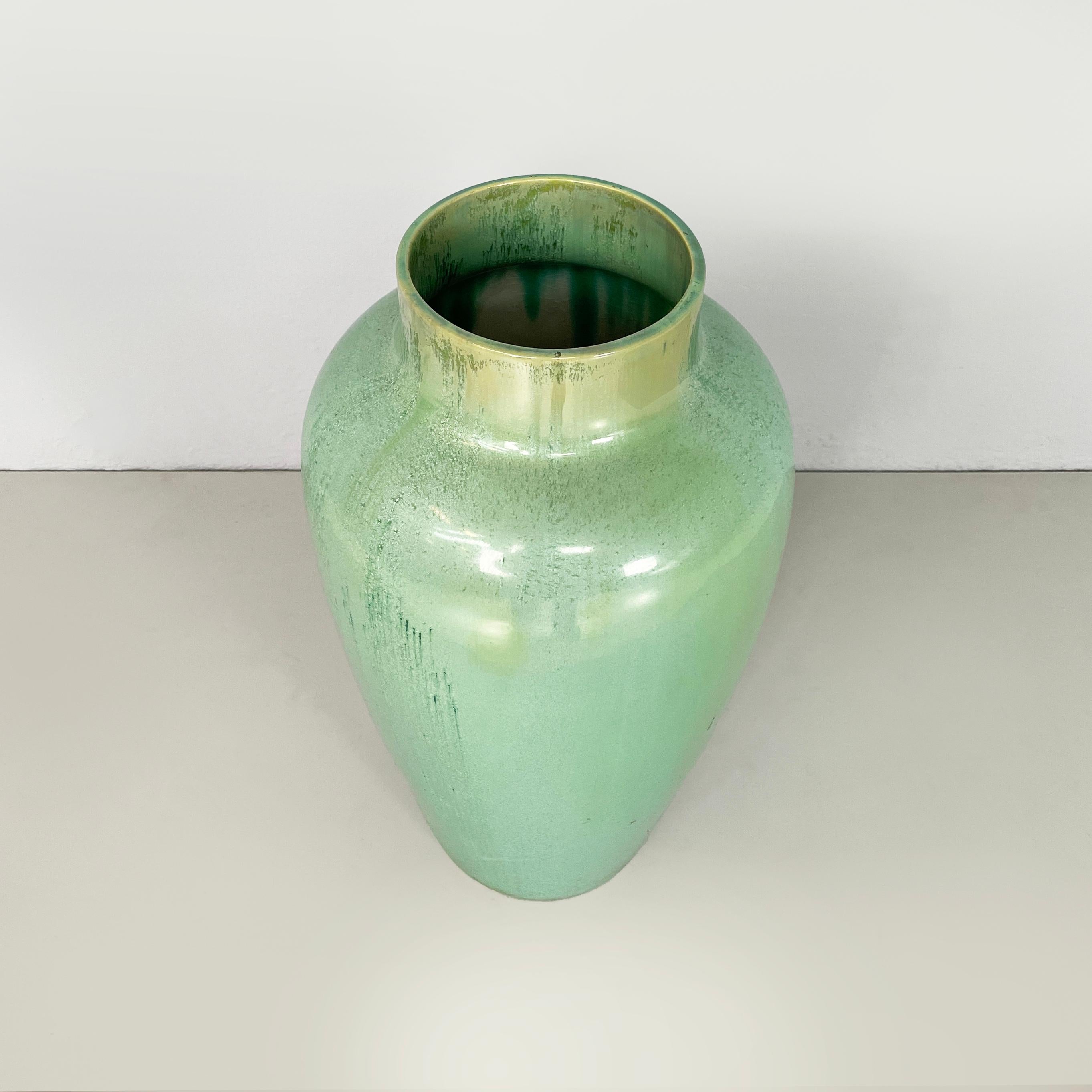 Italienische Vase aus glasierter Keramik aus der Mitte des Jahrhunderts von Guido Andlovitz, 1940er Jahre (Mitte des 20. Jahrhunderts) im Angebot