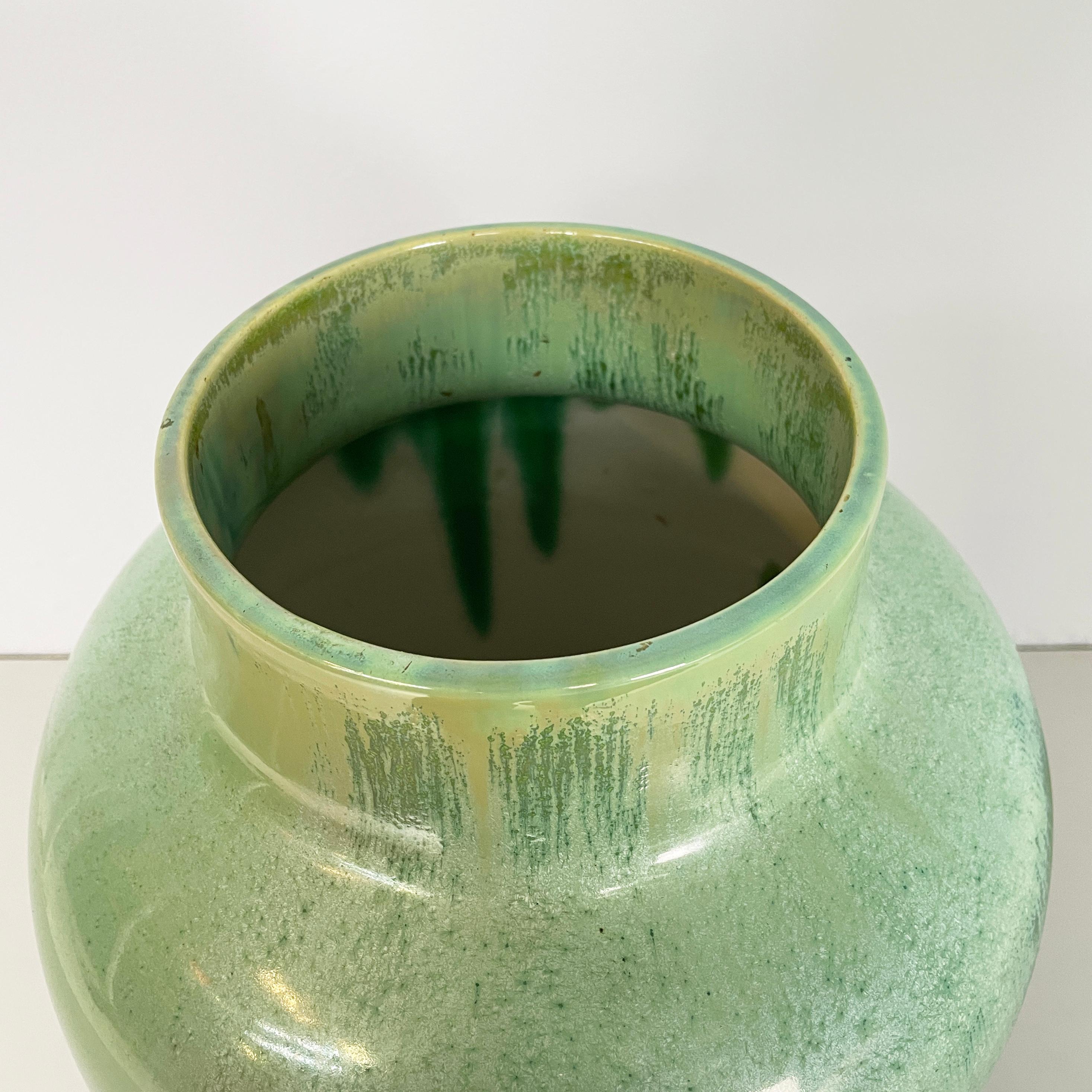 Italienische Vase aus glasierter Keramik aus der Mitte des Jahrhunderts von Guido Andlovitz, 1940er Jahre im Angebot 4