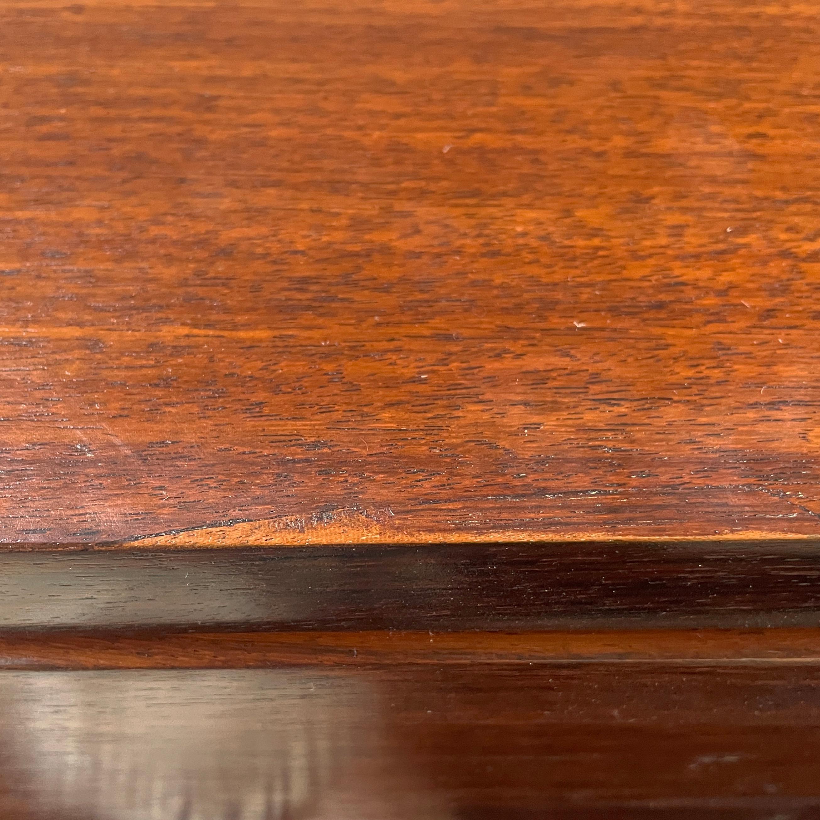 Italian mid-century modern Wall bedside tables with drawer in wood, 1950s 2