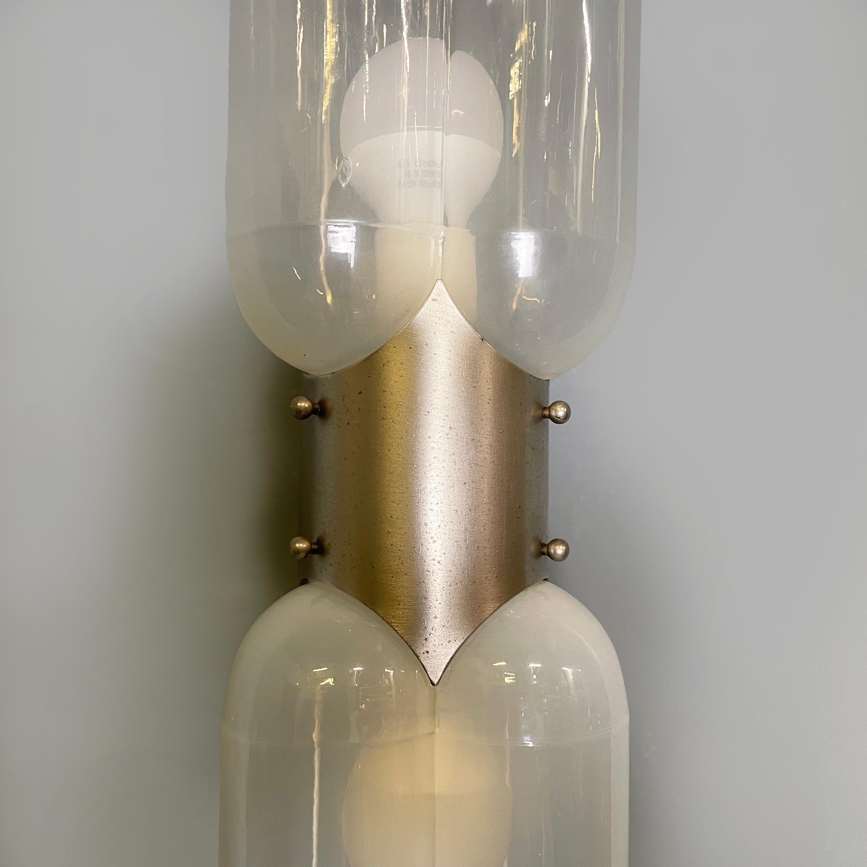 Italian mid-century modern wall lamp Torpedo by Carlo Nason for Mazzega, 1960s For Sale 12