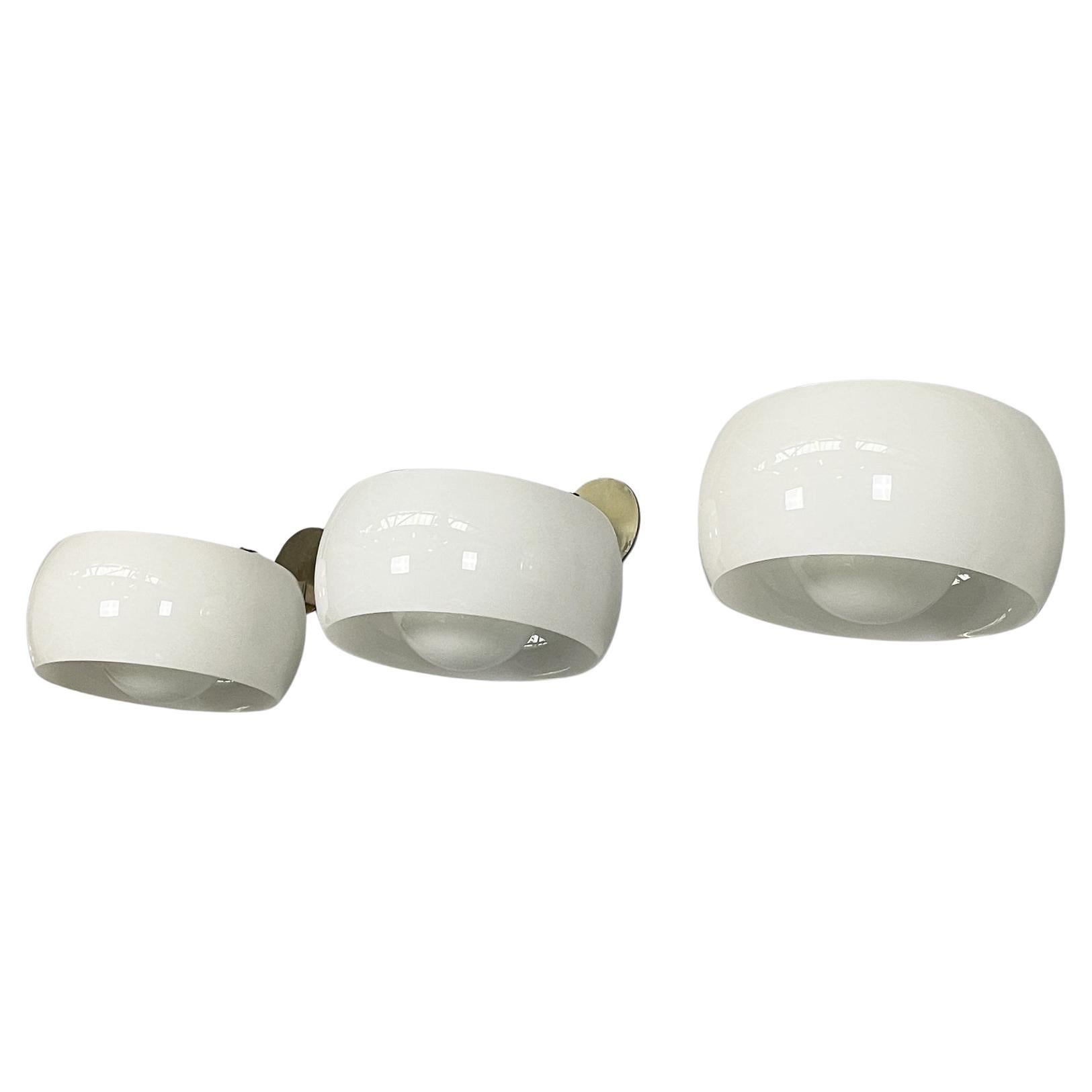 Italian mid-century modern wall lamps Omega by Magistretti for Artemide, 1970s For Sale