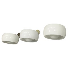 Italian mid-century modern wall lamps Omega by Magistretti for Artemide, 1970s