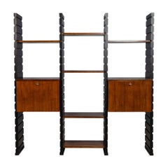 Italian Mid-Century Modern Wall Unit Étagère