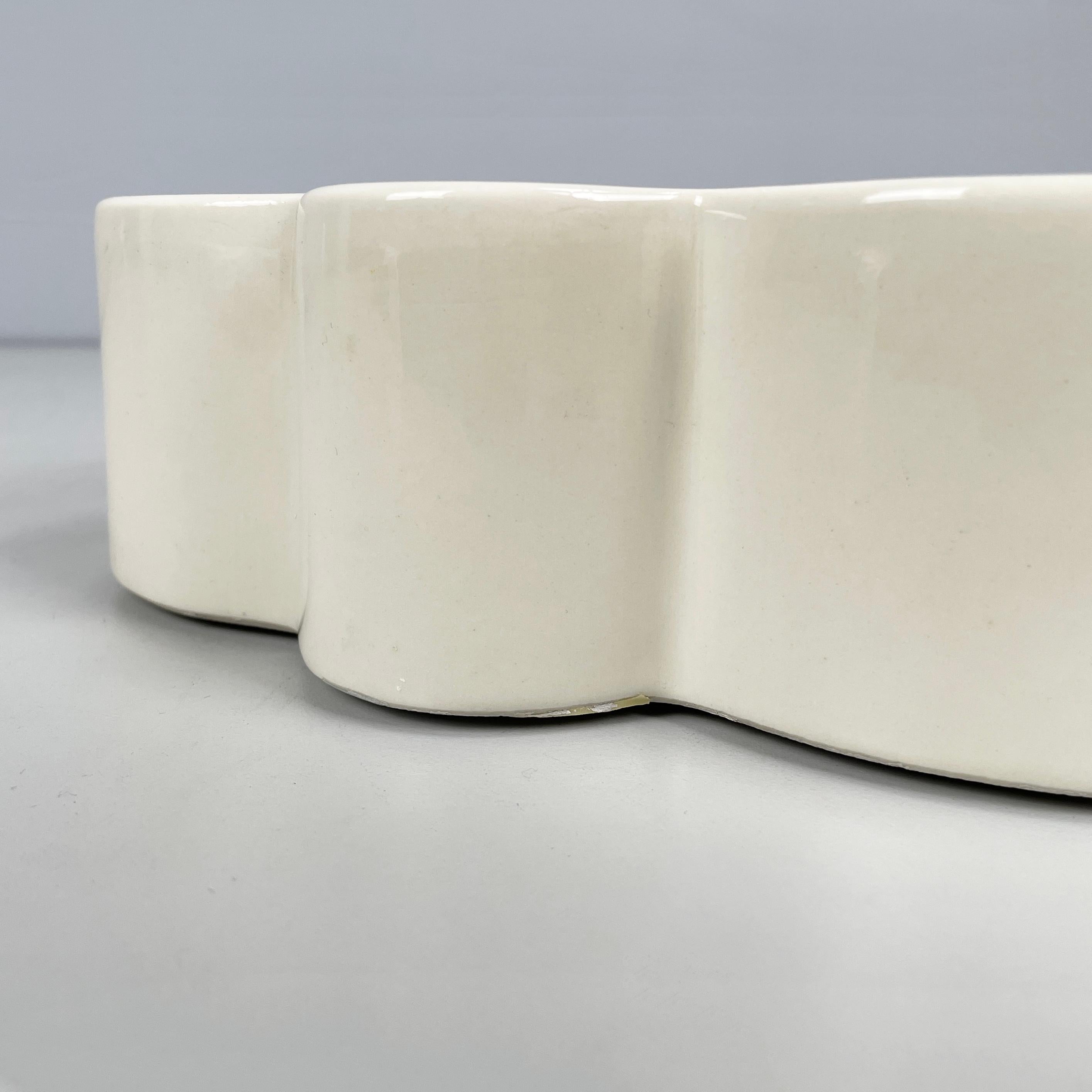 Bol blanc italien moderne du milieu du siècle par Mangiarotti Fratelli Brambilla 1970 en vente 5