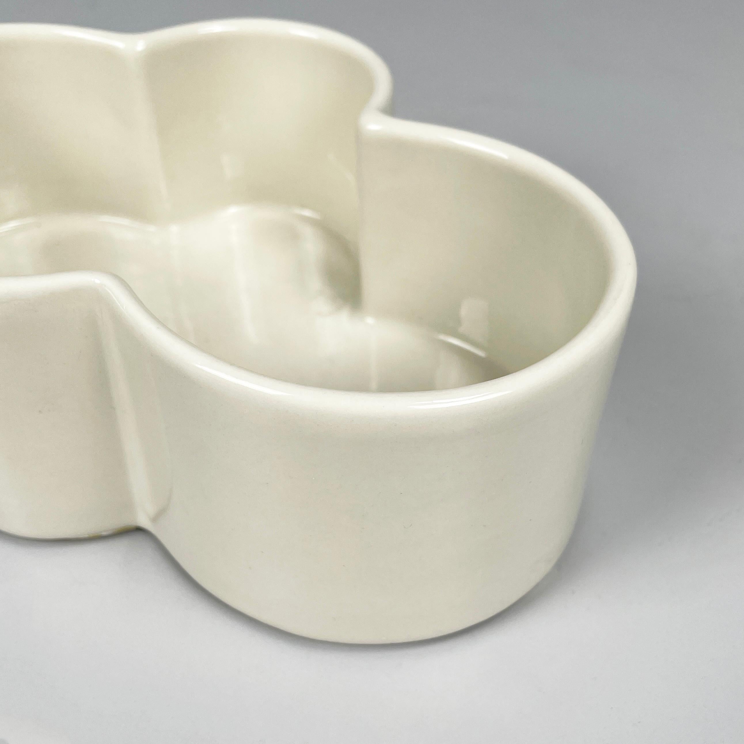 Bol blanc italien moderne du milieu du siècle par Mangiarotti Fratelli Brambilla 1970 en vente 1