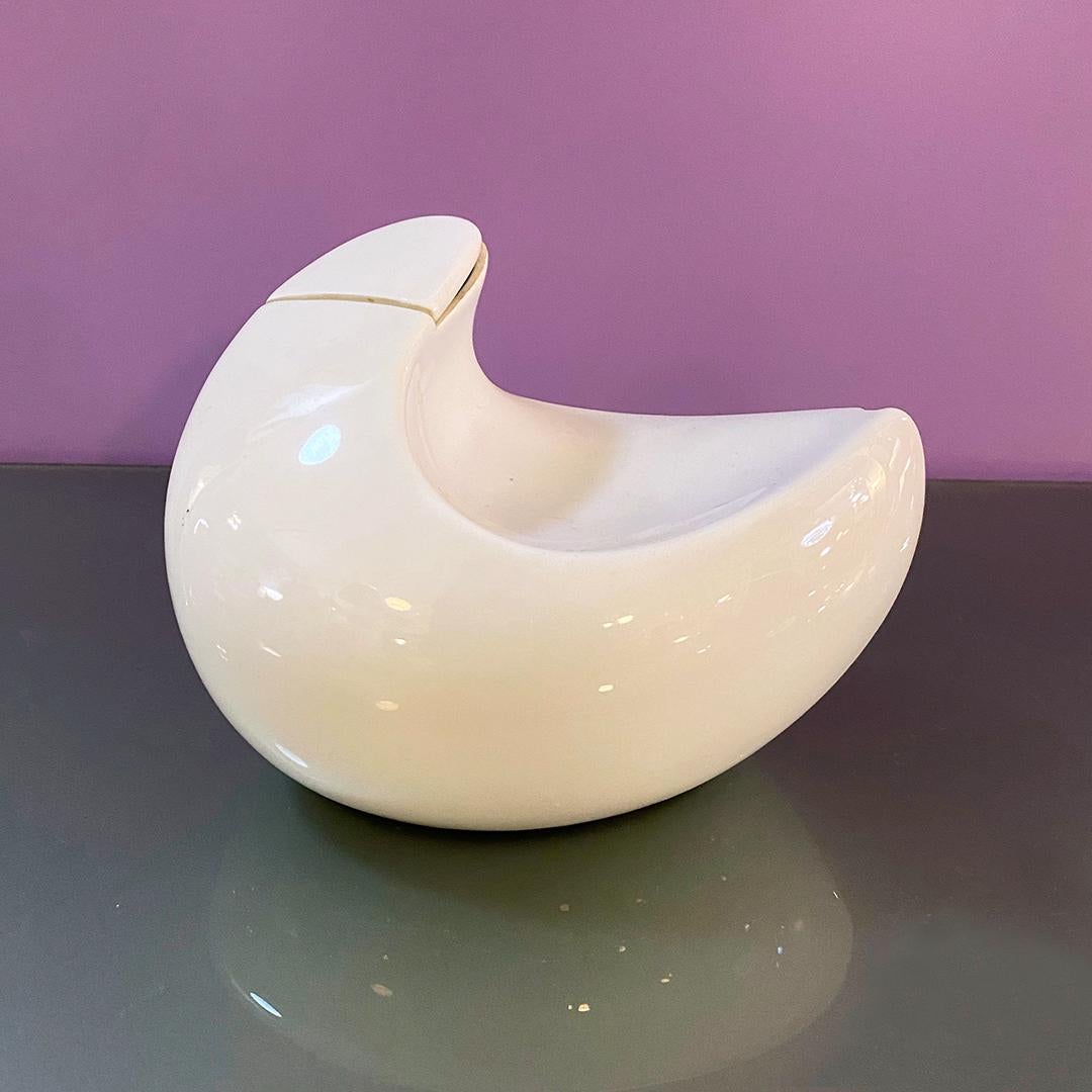 Mid-20th Century Italian Mid-Century Modern White Ceramic Teapot by Richard Ginori Italy, 1960s