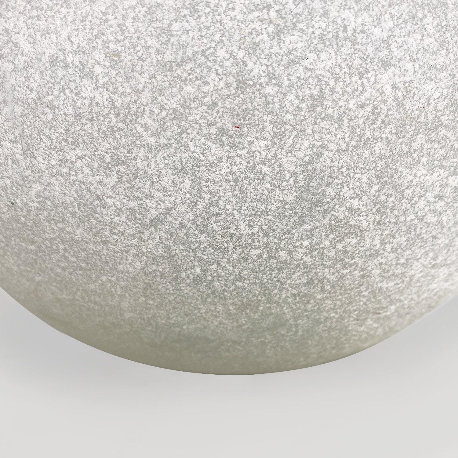 Italian mid-century modern white glass vase or amphora by Sergio Asti, 1960s For Sale 2