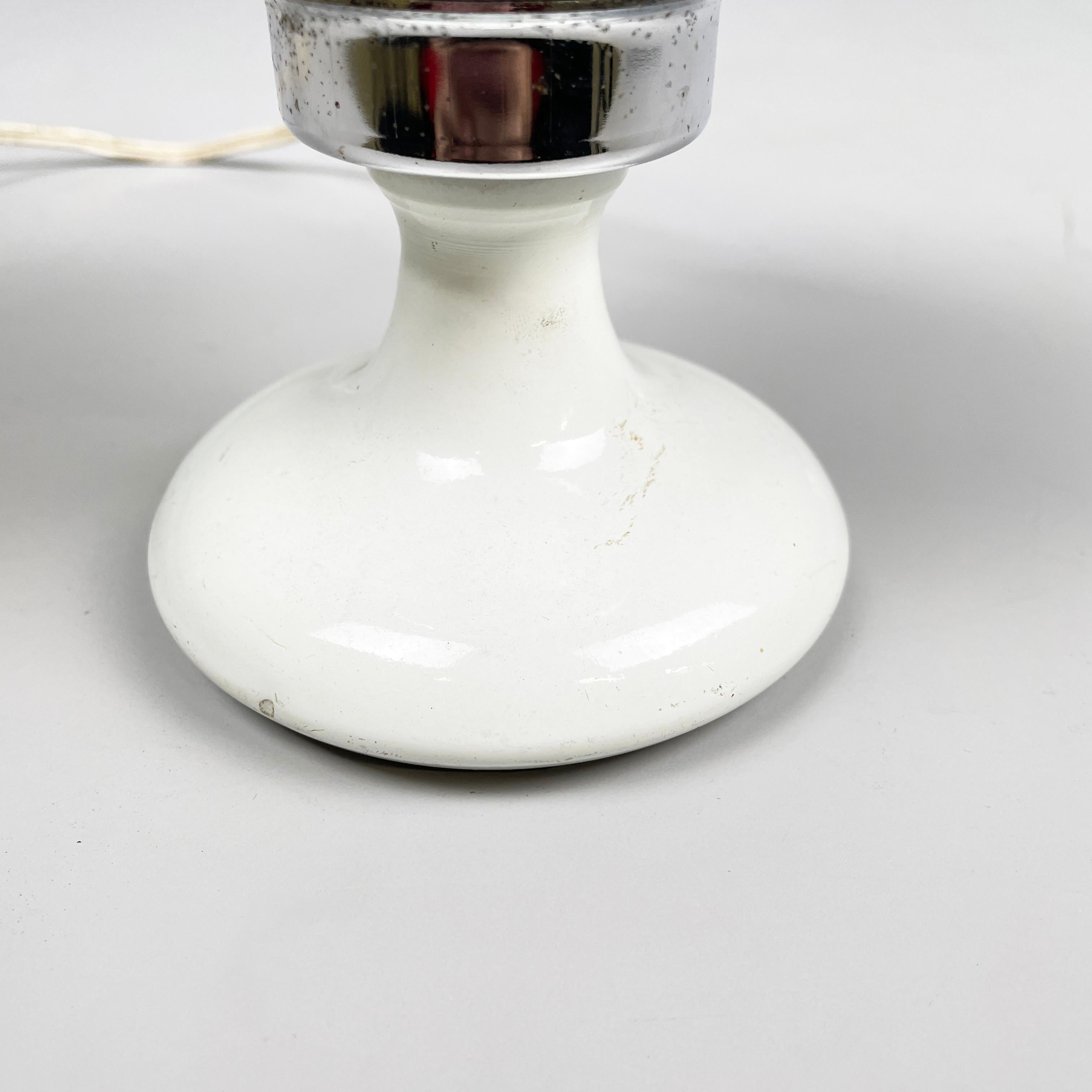 Lampe de table ajustable en métal blanc du milieu du siècle dernier italien par Reggiani, 1960s en vente 6