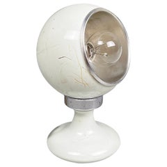 Italian mid-century modern white metal Adjustable table lamp by Reggiani, 1960s