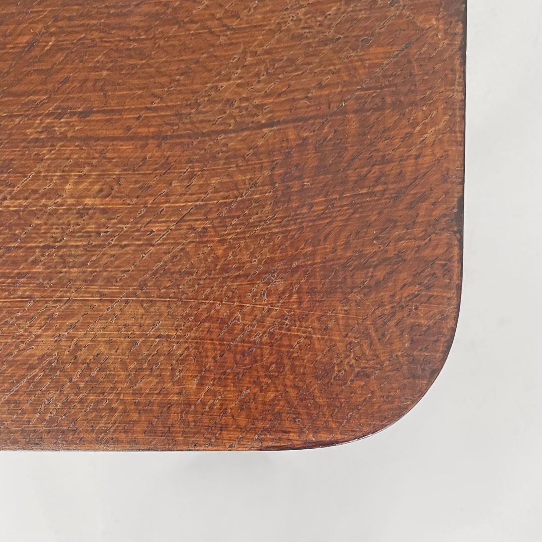 Table basse italienne en bois et métal de style The Moderns avec crochet à journaux années 1950 en vente 4