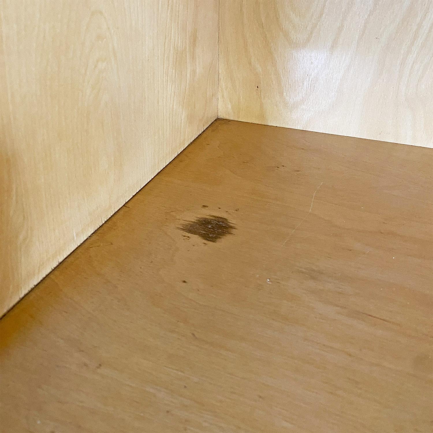 Tablero alto italiano de madera y pergamino de mediados de siglo Palazzi dell'Arte, años 50 en venta 11