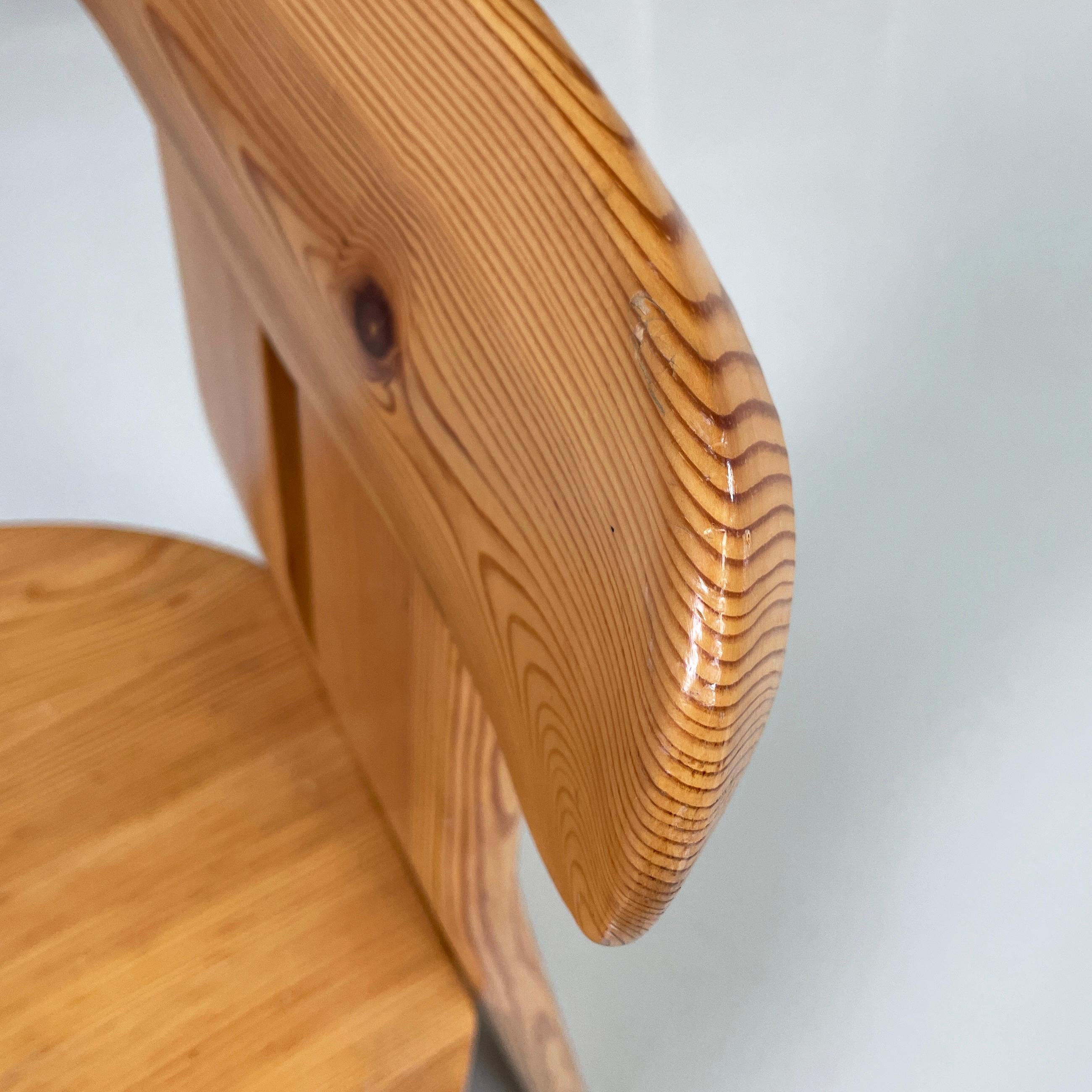 Italian mid-century modern Wood Chairs by Mario Marenco for Mobilgirgi, 1970s 7