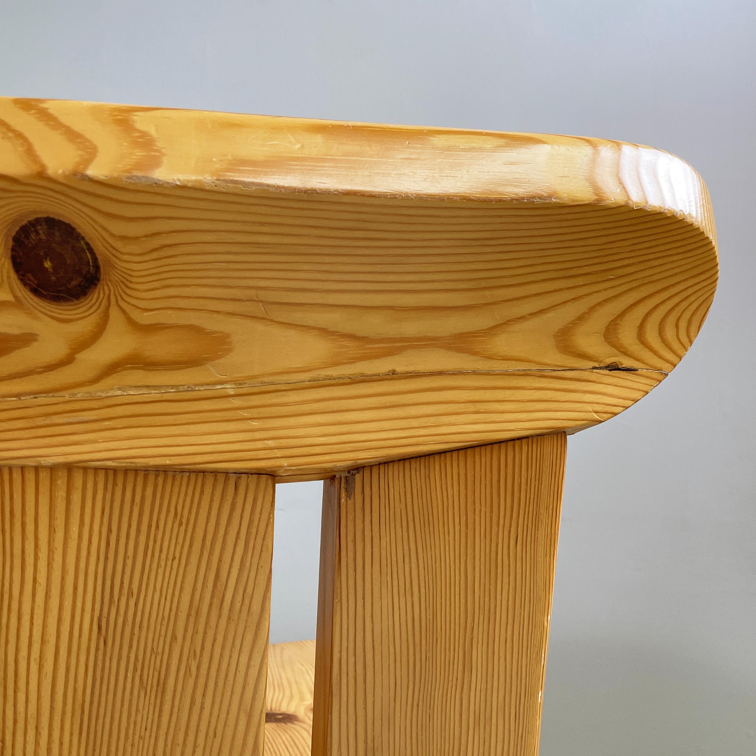 Italian mid-century modern Wood Chairs by Mario Marenco for Mobilgirgi, 1970s 8