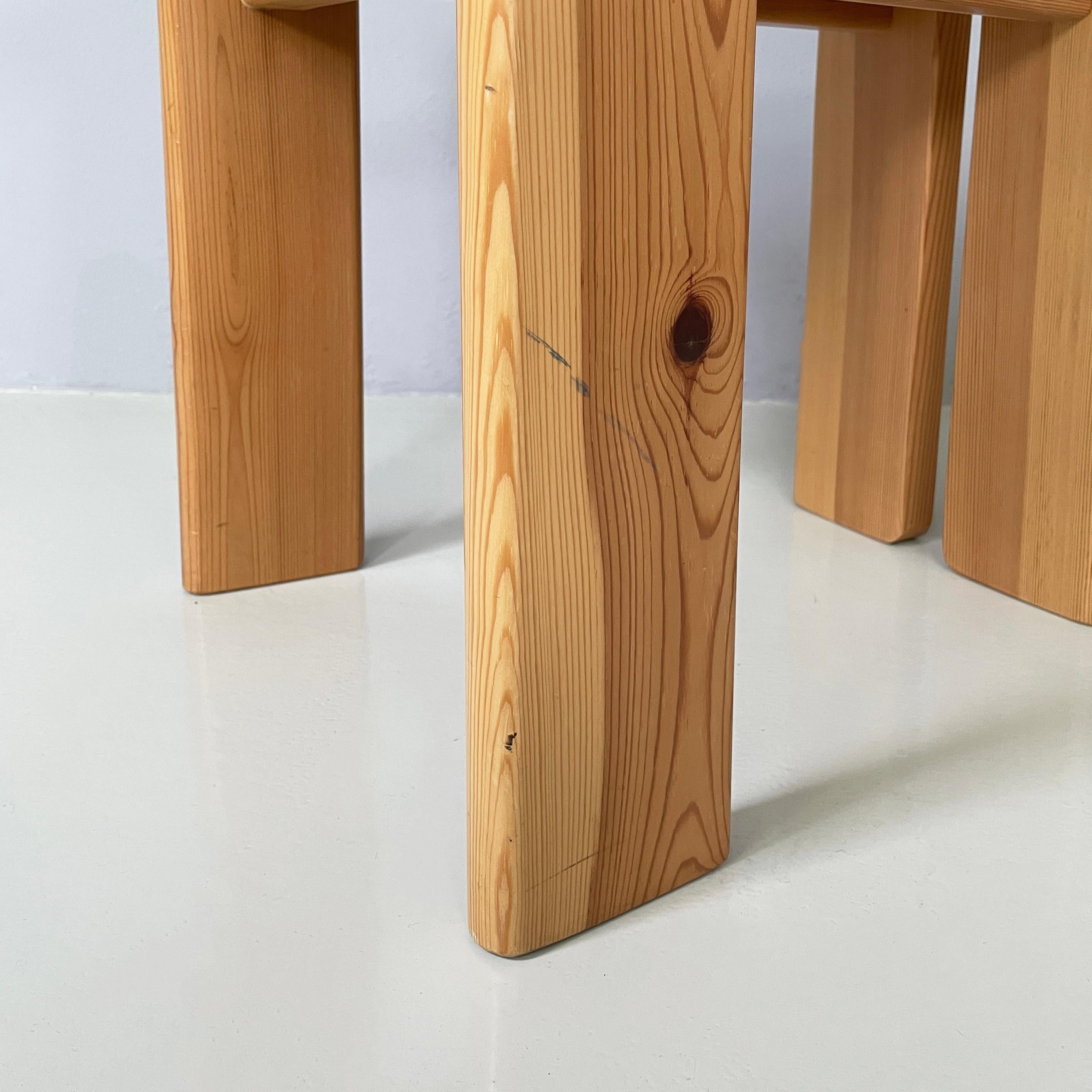 Italian mid-century modern Wood Chairs by Mario Marenco for Mobilgirgi, 1970s 13