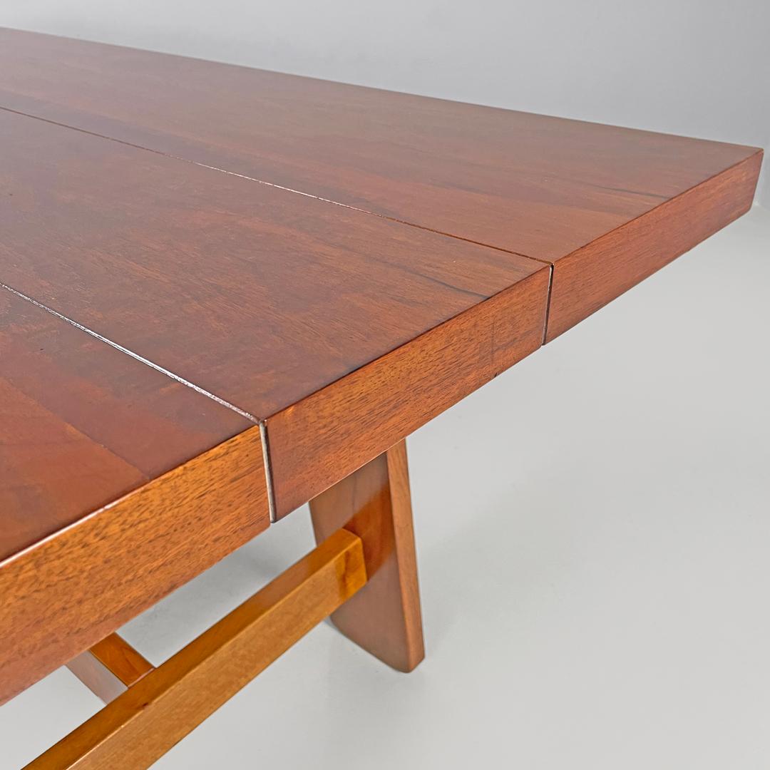 Italian mid-century modern wood dining table 611 by Coppola for Bernini, 1960s 7