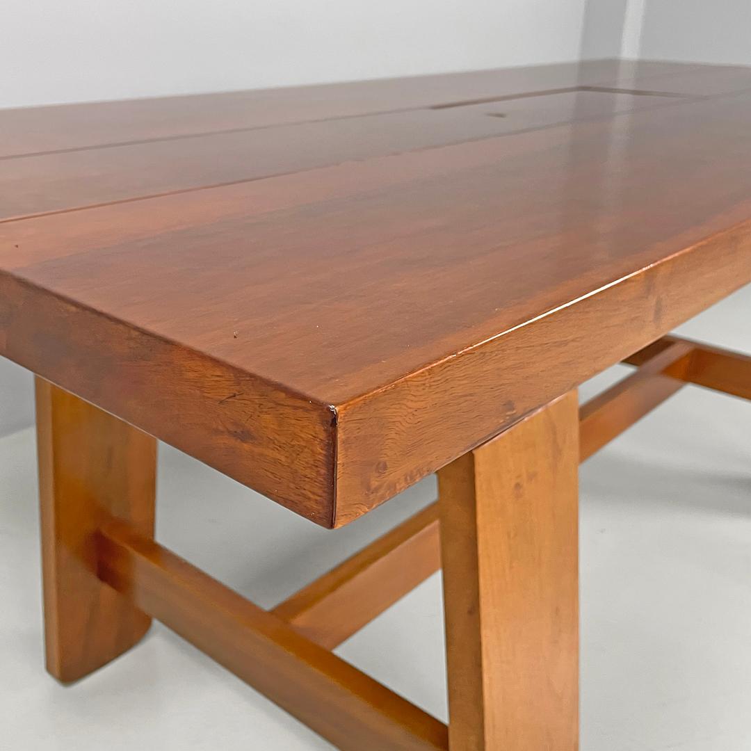 Italian mid-century modern wood dining table 611 by Coppola for Bernini, 1960s 8