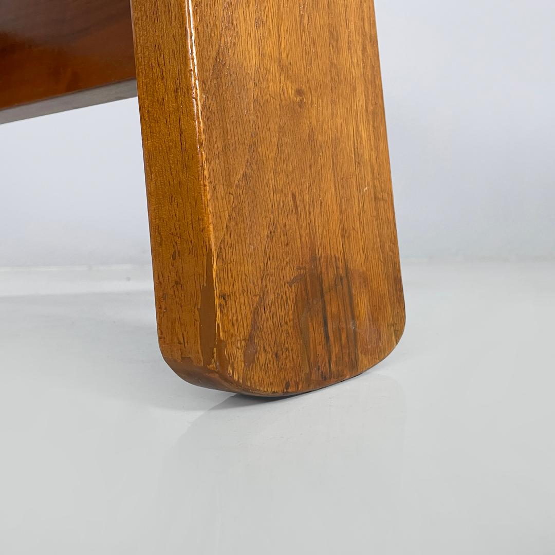 Italian mid-century modern wood dining table 611 by Coppola for Bernini, 1960s 14