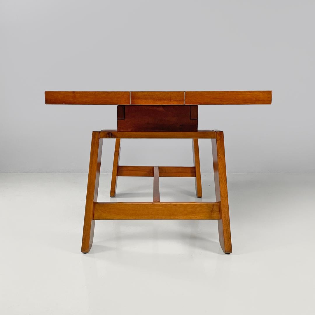 Mid-Century Modern Italian mid-century modern wood dining table 611 by Coppola for Bernini, 1960s