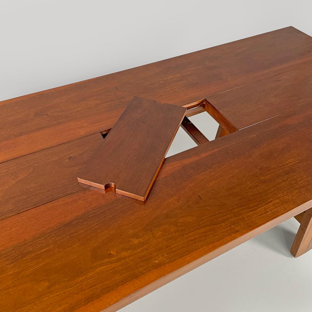 Italian mid-century modern wood dining table 611 by Coppola for Bernini, 1960s 3