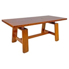Italian mid-century modern wood dining table 611 by Coppola for Bernini, 1960s