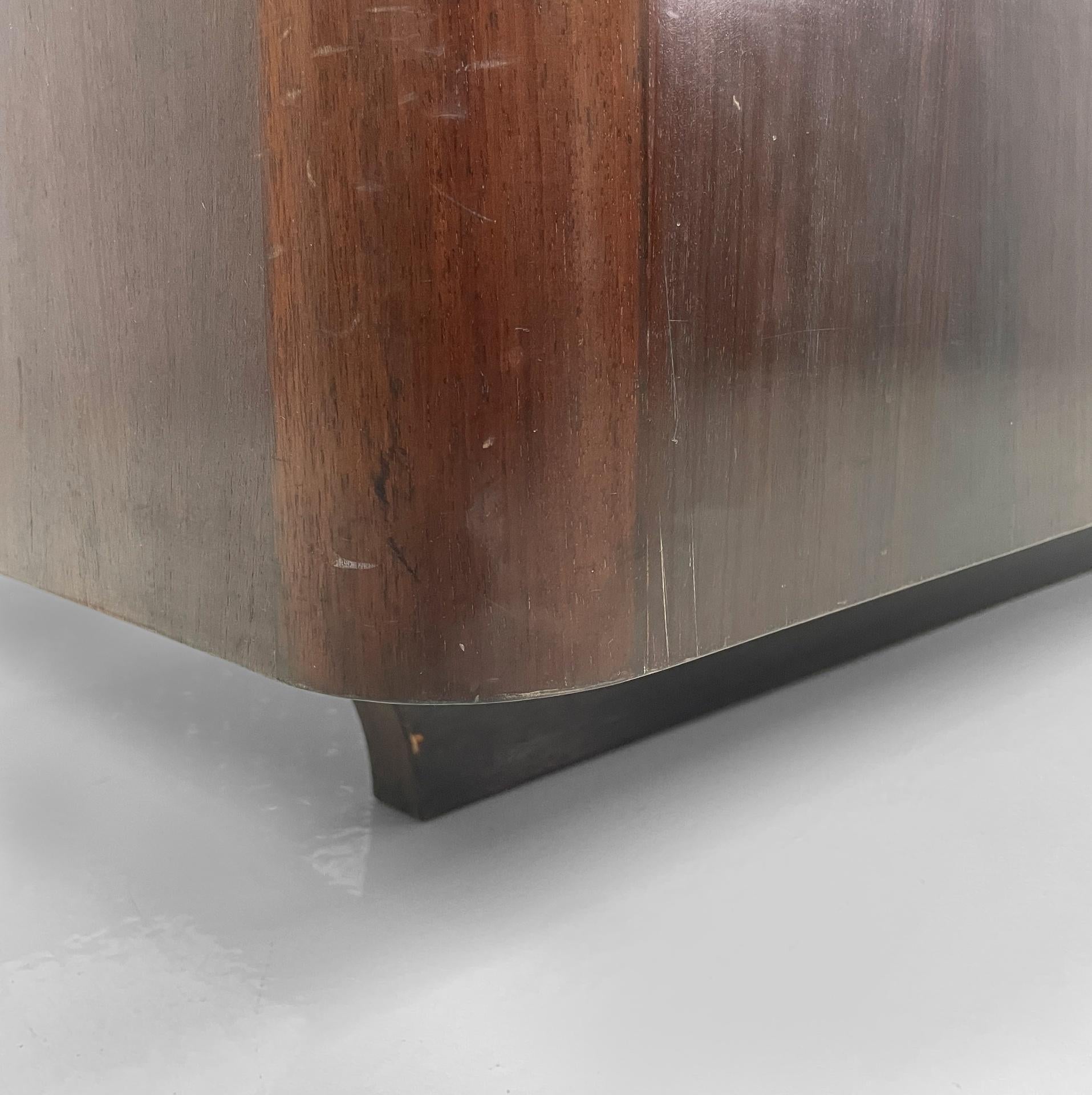 Letto matrimoniale italiano in legno della metà del secolo scorso di Franco Albini per Poggi, 1960 in vendita 11