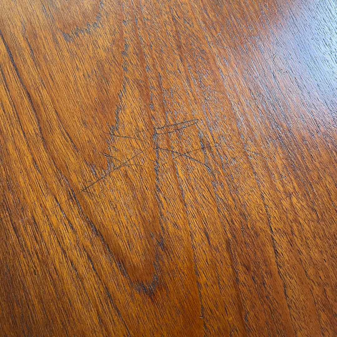 Escritorio doble italiano de madera moderno de mediados de siglo de Campo y Graffi para Home, años 60 en venta 6