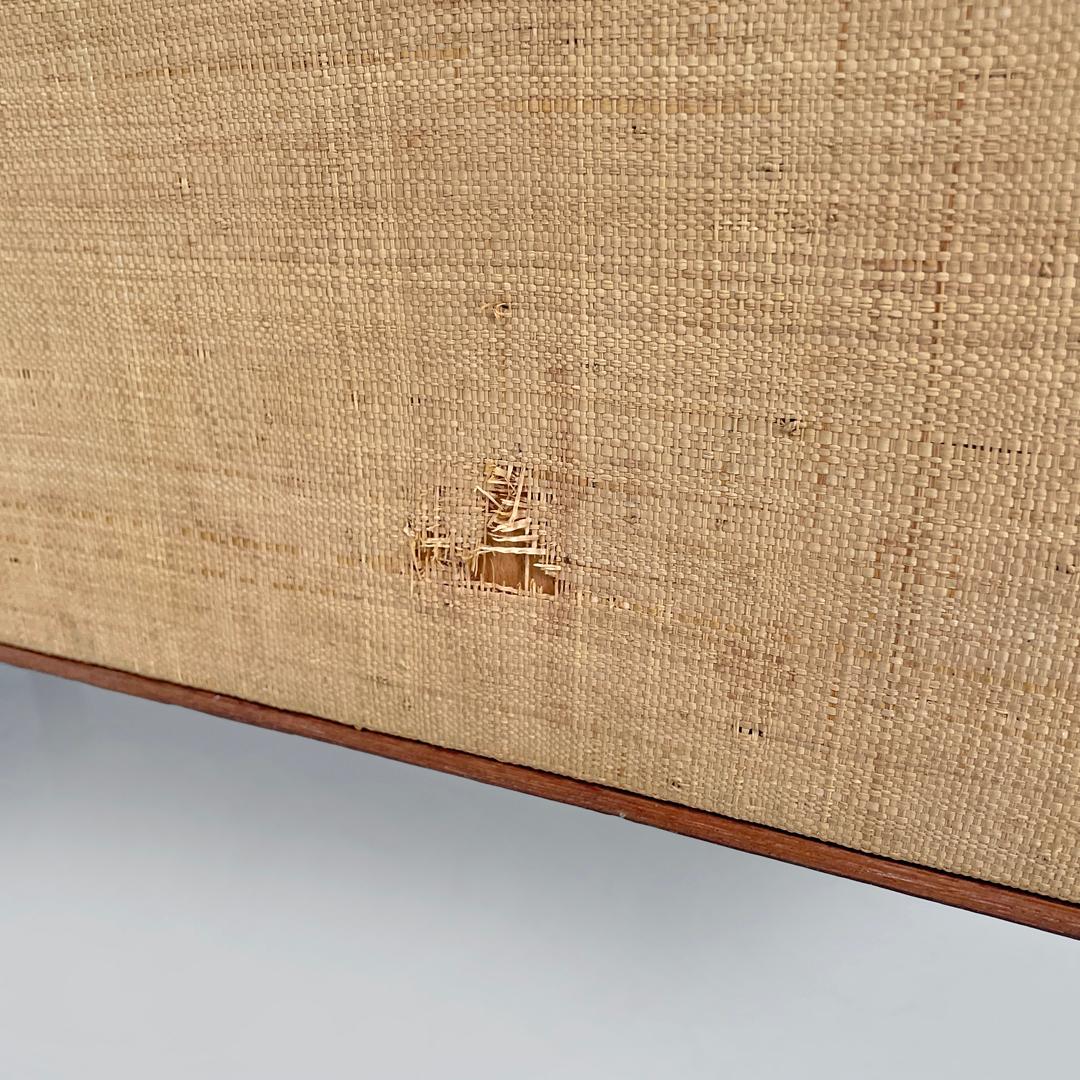 Escritorio doble italiano de madera moderno de mediados de siglo de Campo y Graffi para Home, años 60 en venta 7